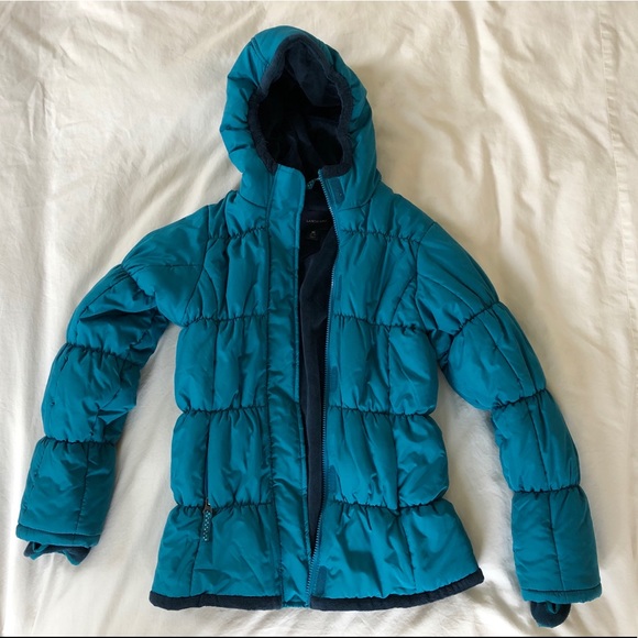 girls turquoise coat